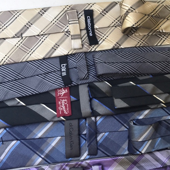 Men’s mixed lot of designer brand ties (9 pieces) - Picture 3 of 5